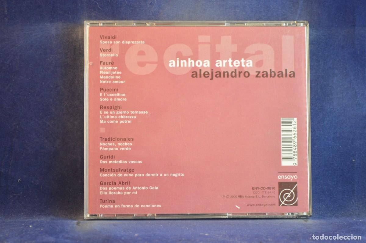 CDs de m&uacute;sica: AINHOA ARTETA - CD - Foto 2