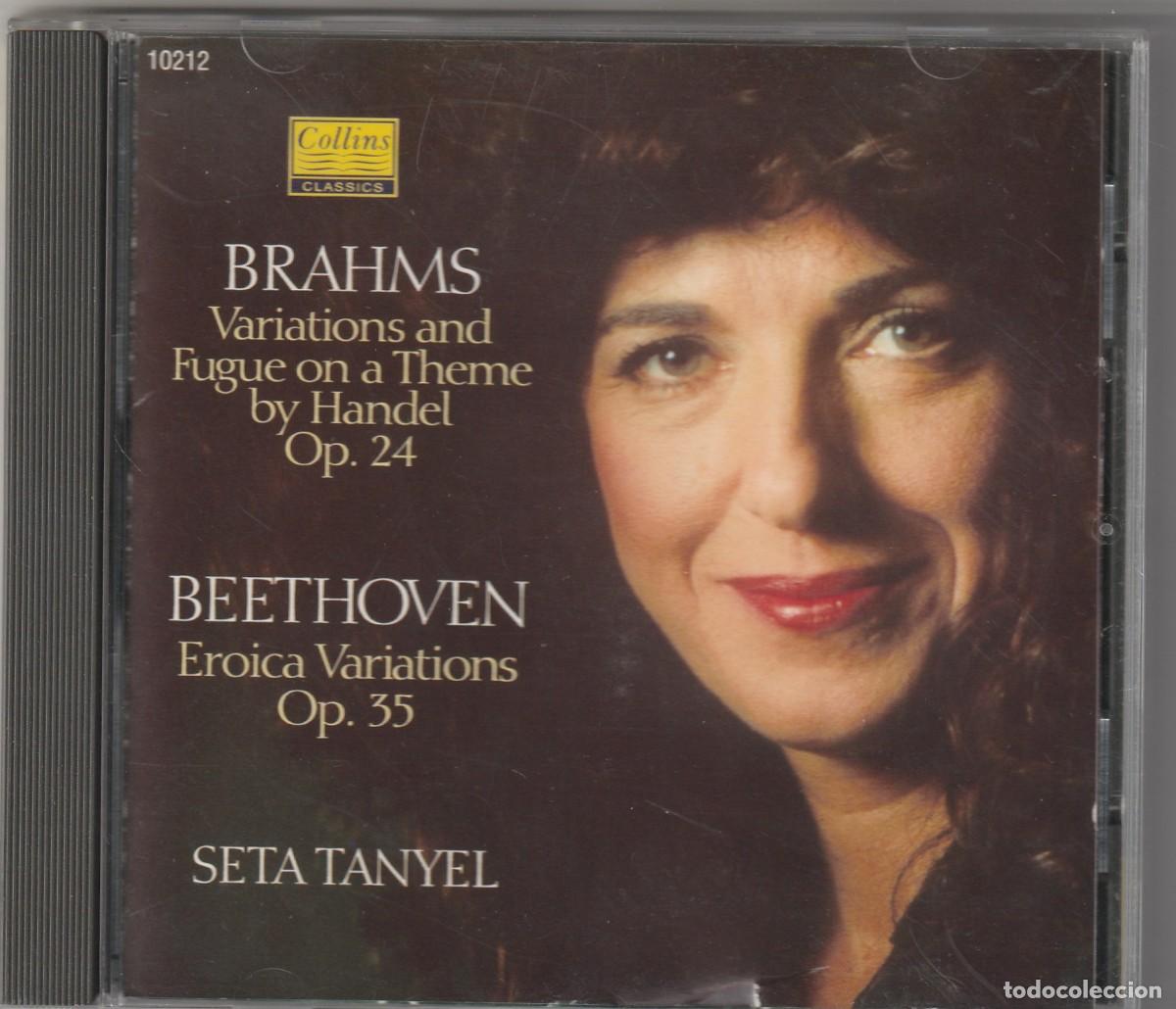 CDs de m&uacute;sica: BRAHMS &middot; BEETHOVEN - SETA TANYEL (CD COLLINS 1992) - Foto 1