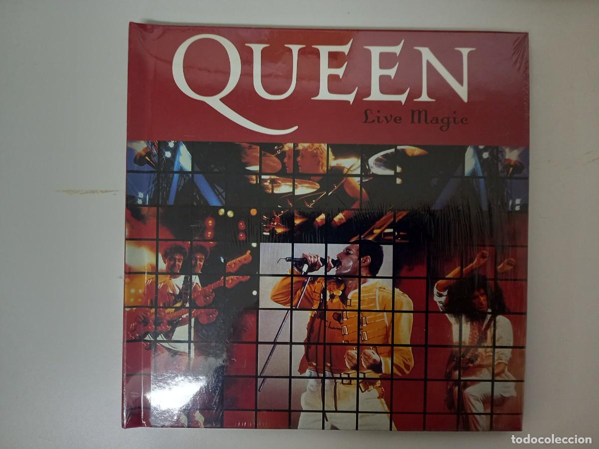 CDs de m&uacute;sica: QUEEN LIVE MAGIC CD LIBRO FREDDIE MERCURY - Foto 1