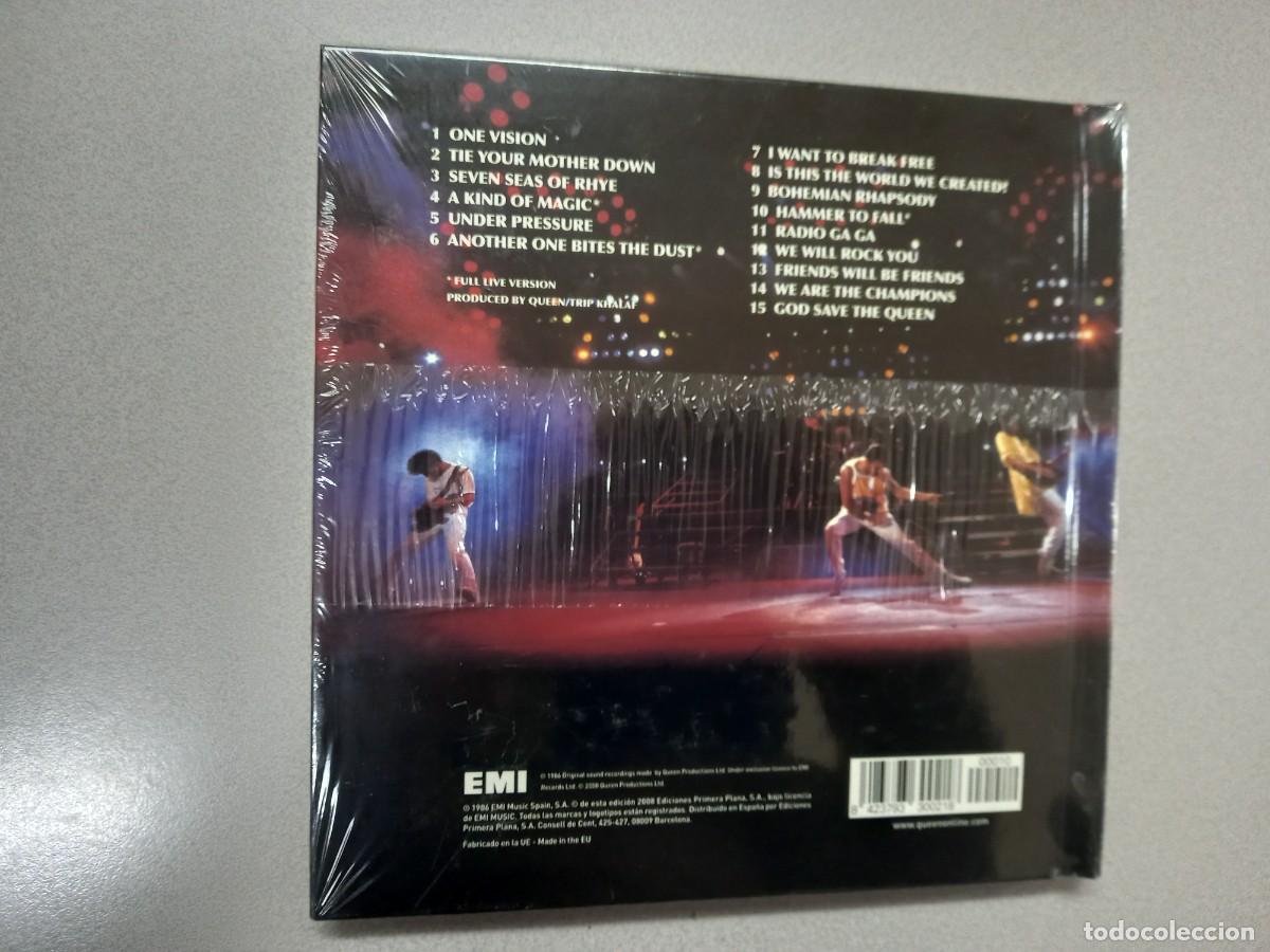 CDs de m&uacute;sica: QUEEN LIVE MAGIC CD LIBRO FREDDIE MERCURY - Foto 2