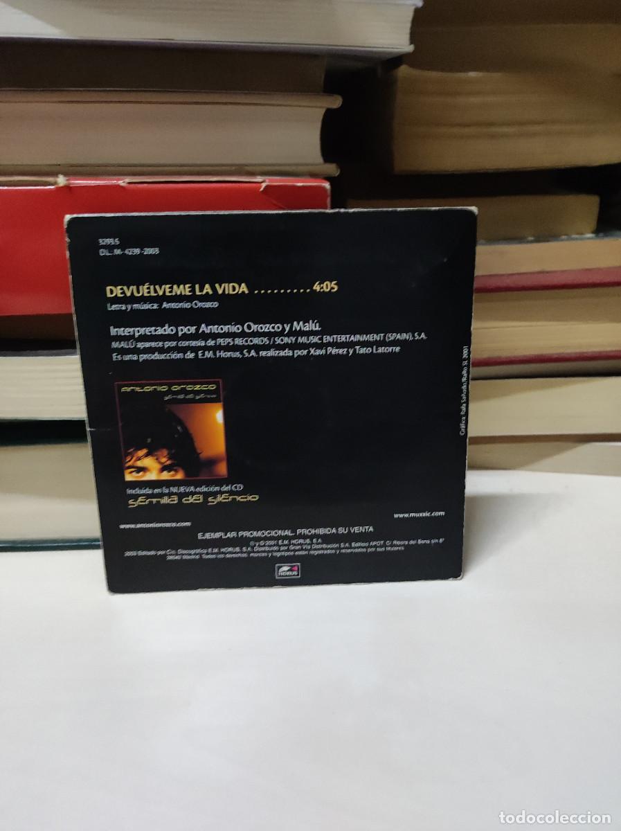 CDs de m&uacute;sica: Antonio Orozco, Mal&uacute; &ndash; Devu&eacute;lveme La Vida - Foto 2