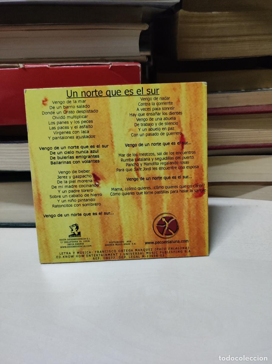 CDs de m&uacute;sica: PACO EN LA UNA UN NORTE QUE ES EL SUR - Foto 2