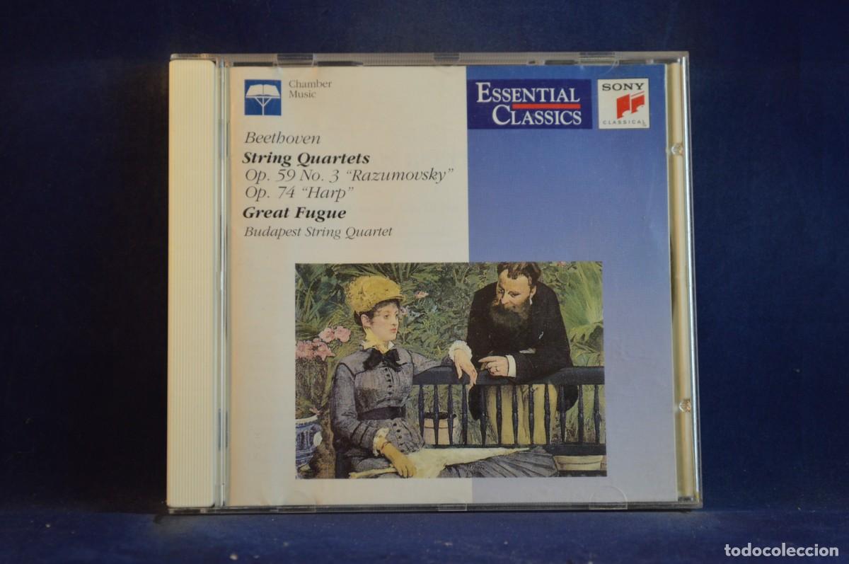 CDs de m&uacute;sica: BEETHOVEN - STRING QUARTETS - GREAT FUGUE BUDAPEST STRING QUARTET - CD - Foto 1