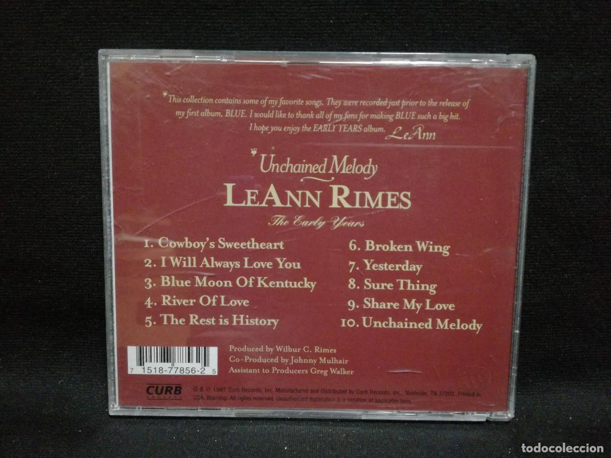 CDs de m&uacute;sica: CD - LEANN RIMES - UNCHAINED MELODY - Foto 2