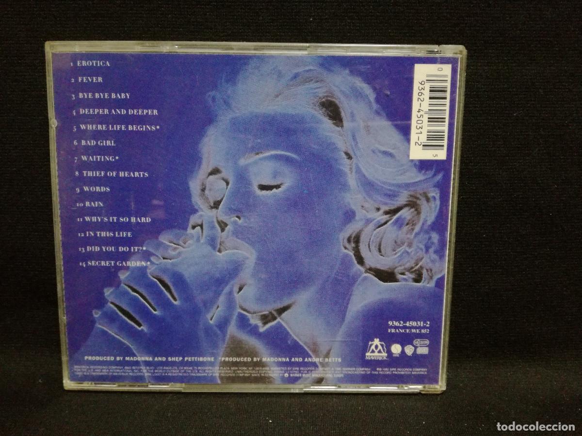 CDs de m&uacute;sica: CD - MADONNA - EROTICA - Foto 2