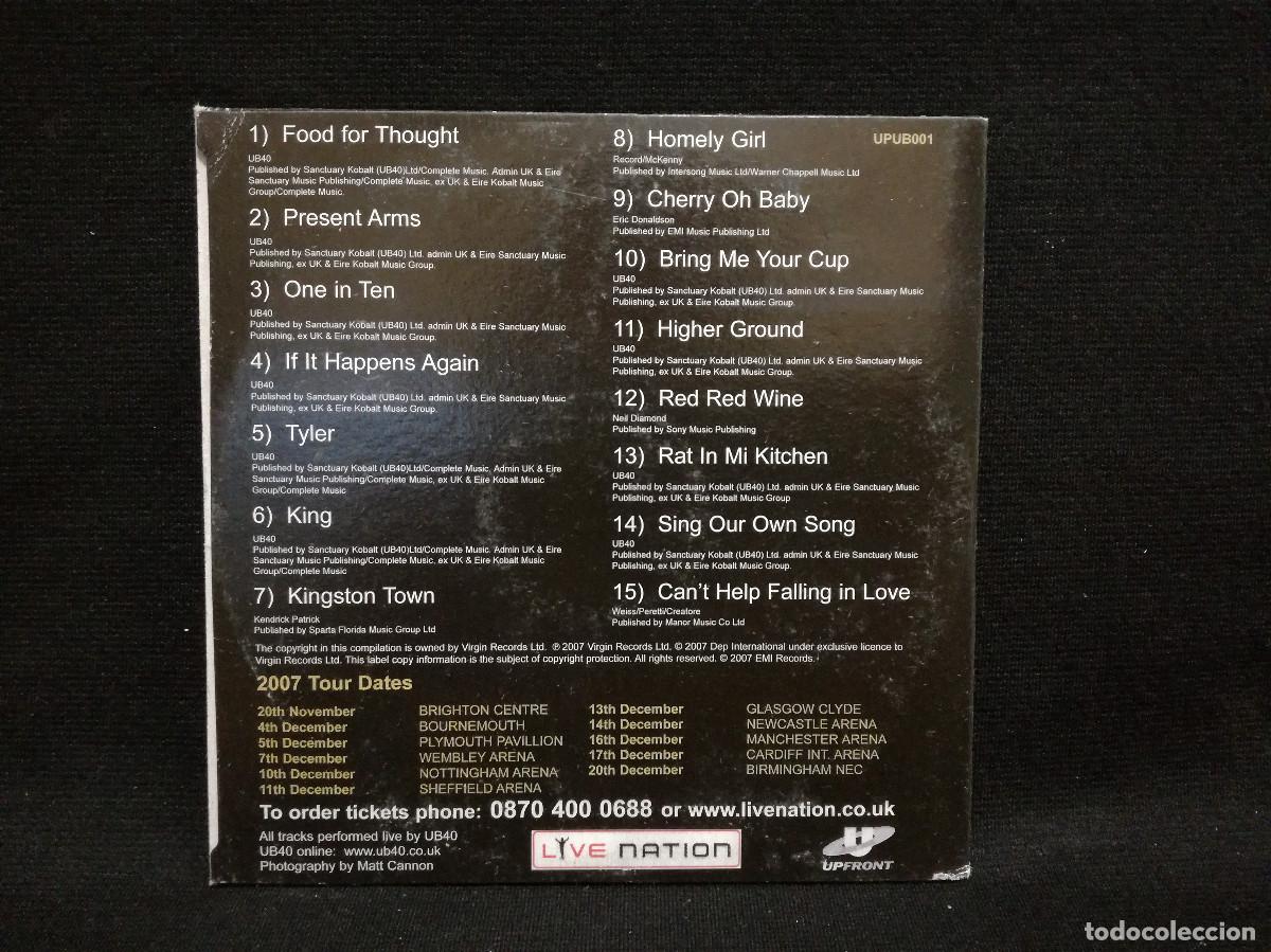 CDs de m&uacute;sica: CD - UB40 (FUNDA DE CARTON) - Foto 2