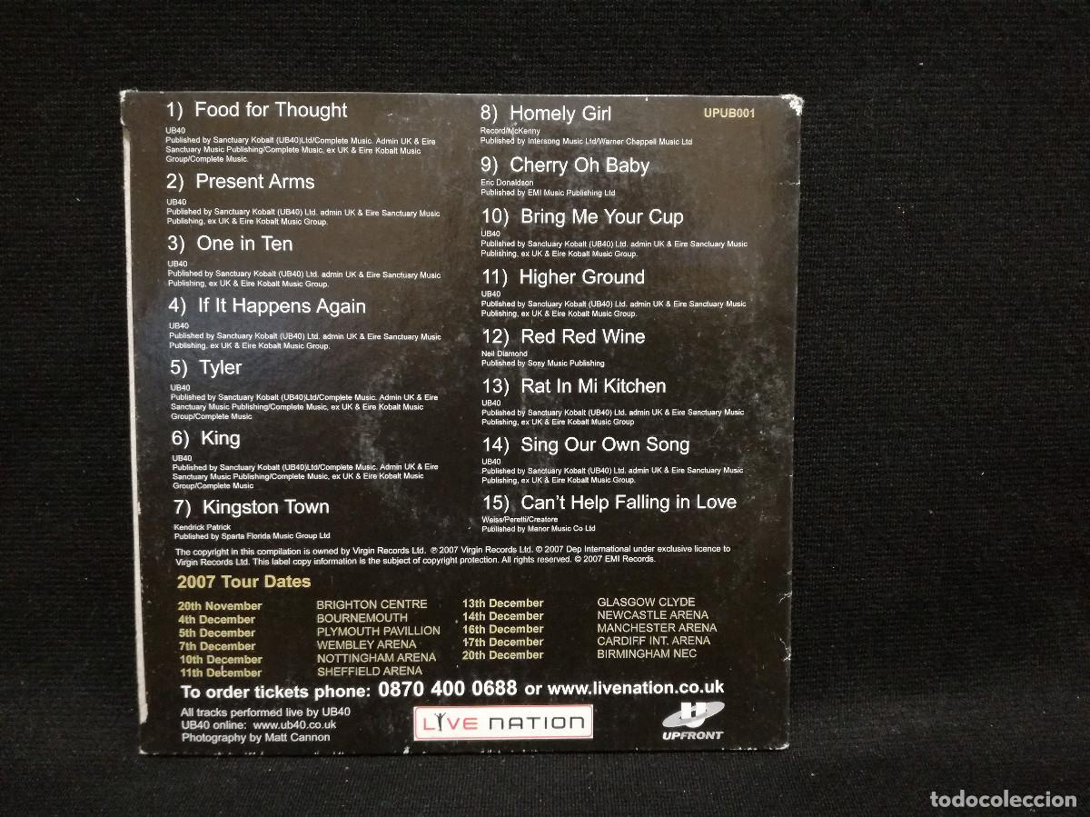 CDs de m&uacute;sica: CD - UB40 (FUNDA DE CARTON) - Foto 2