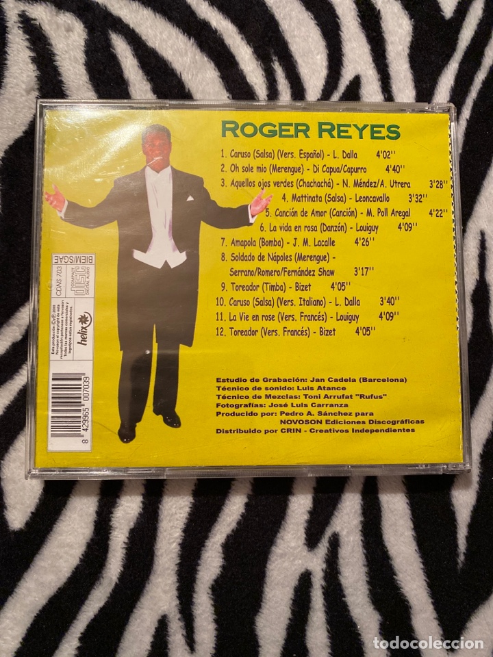 CDs de m&uacute;sica: CD ROGER REYES, EL T&Eacute;NOR DE LA SALSA - Foto 2