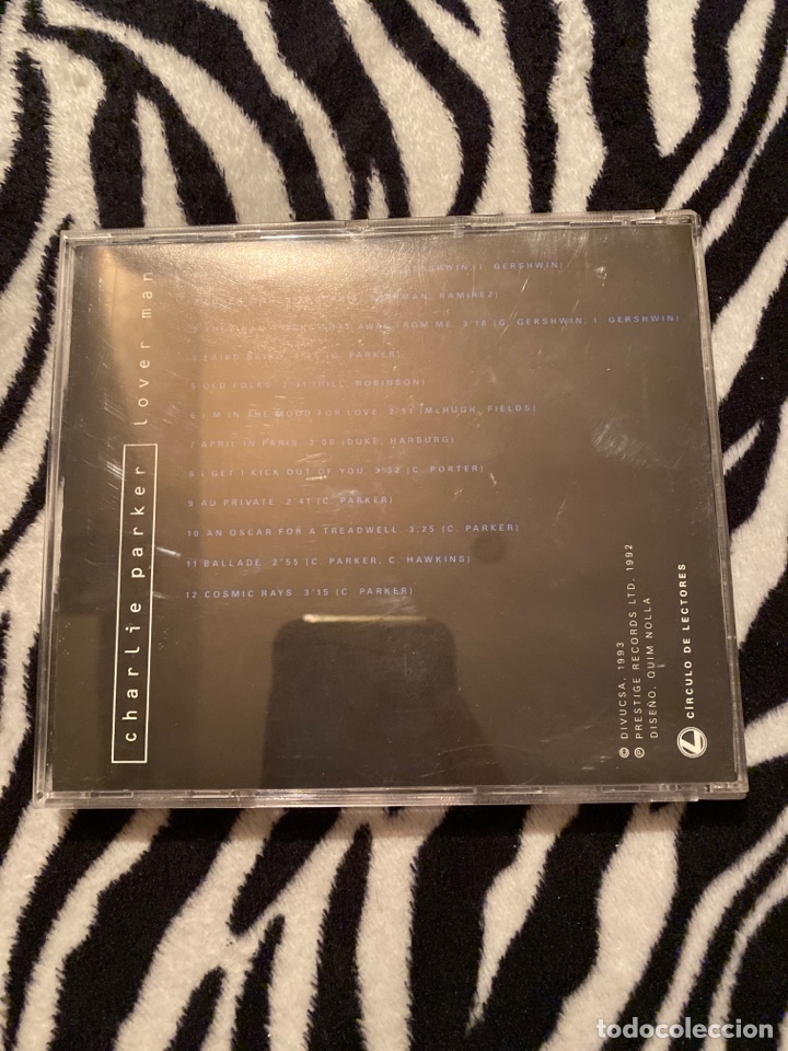 CDs de m&uacute;sica: CD CHARLIE PARKER, LOVER MAN. - Foto 2