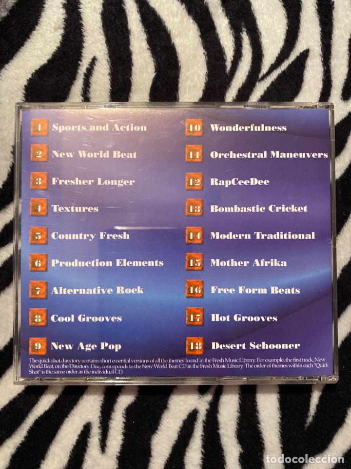 CDs de m&uacute;sica: CD FRESH THE MUSIC LIBRARY. QUICK SHOT DIRECTORY. - Foto 2