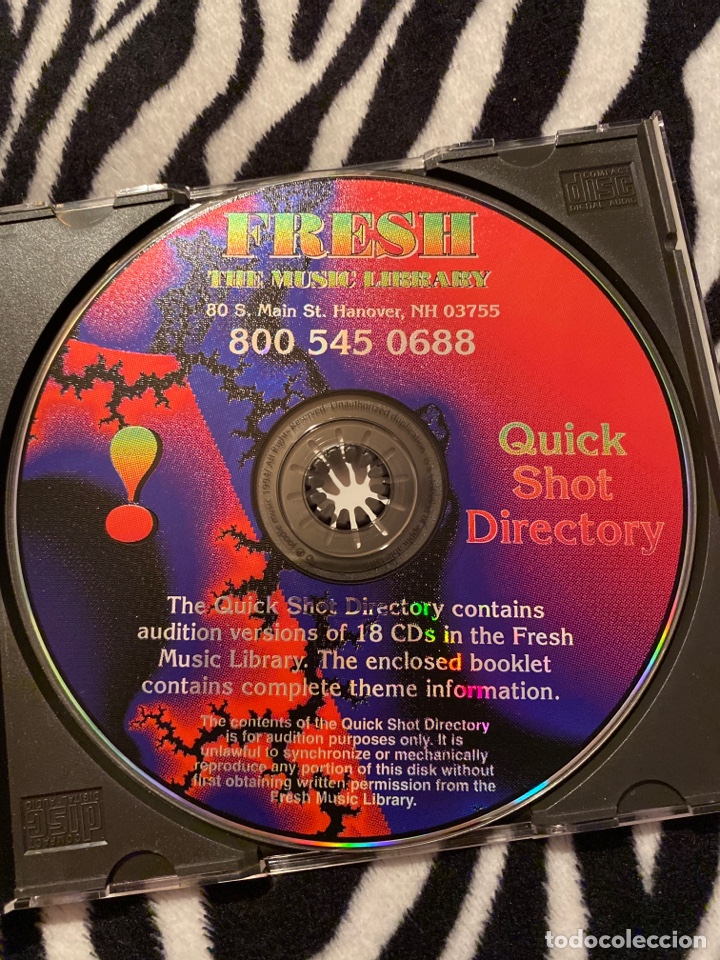 CDs de m&uacute;sica: CD FRESH THE MUSIC LIBRARY. QUICK SHOT DIRECTORY. - Foto 3