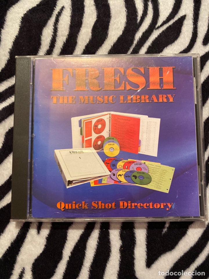 CDs de m&uacute;sica: CD FRESH THE MUSIC LIBRARY. QUICK SHOT DIRECTORY. - Foto 1
