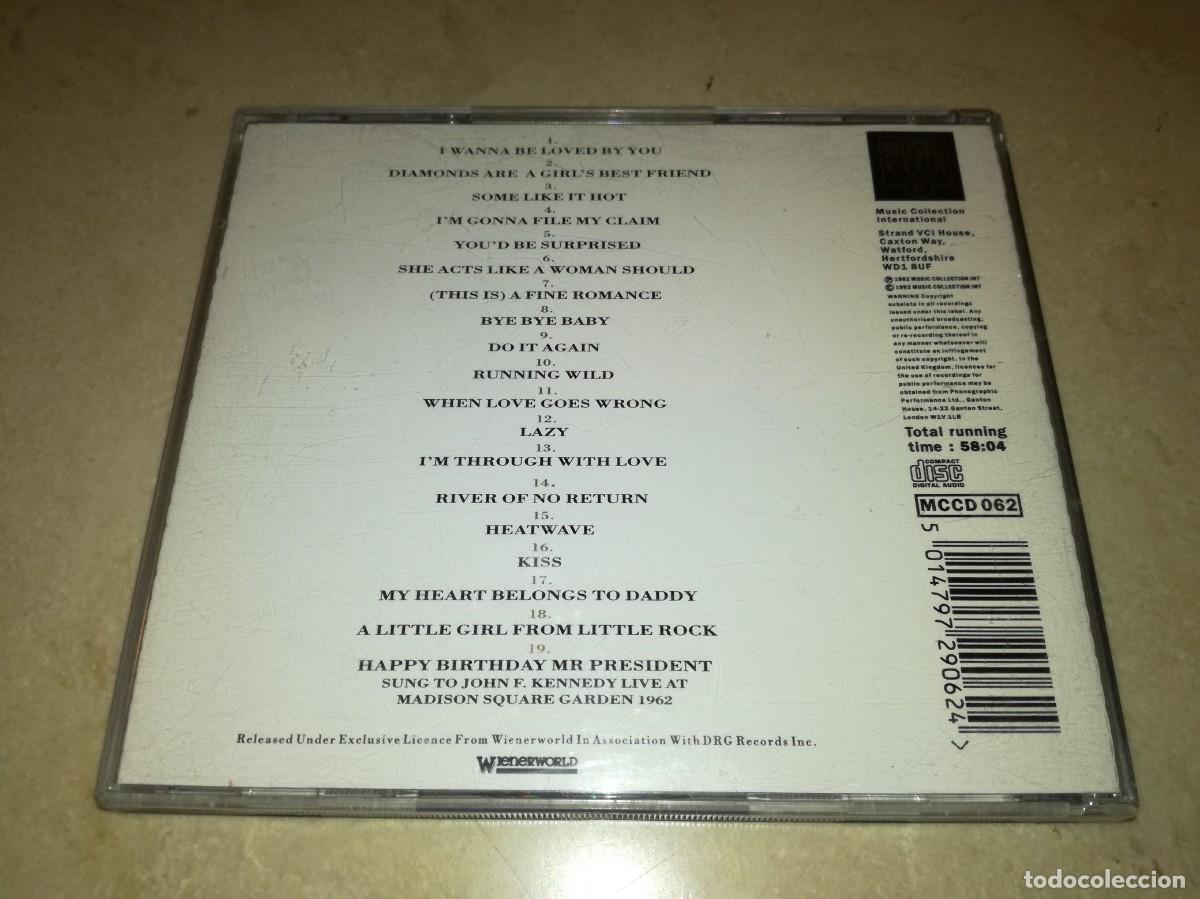 CDs de m&uacute;sica: MARILYN MONROE-THE ESSENTIAL RECORDINGS - Foto 2