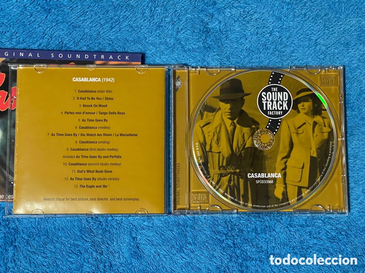 CDs de m&uacute;sica: CD BSO CASABLANCA - MAX STEINER. ED. 2002 - Foto 4