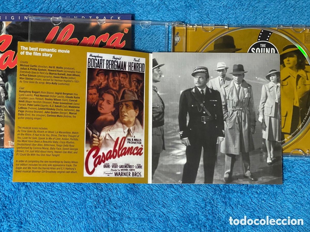 CDs de m&uacute;sica: CD BSO CASABLANCA - MAX STEINER. ED. 2002 - Foto 5