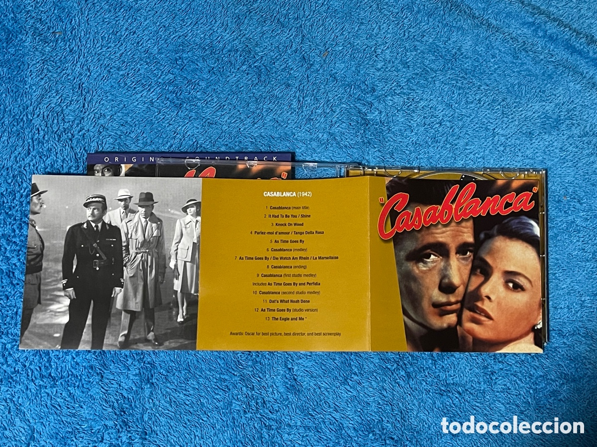 CDs de m&uacute;sica: CD BSO CASABLANCA - MAX STEINER. ED. 2002 - Foto 7