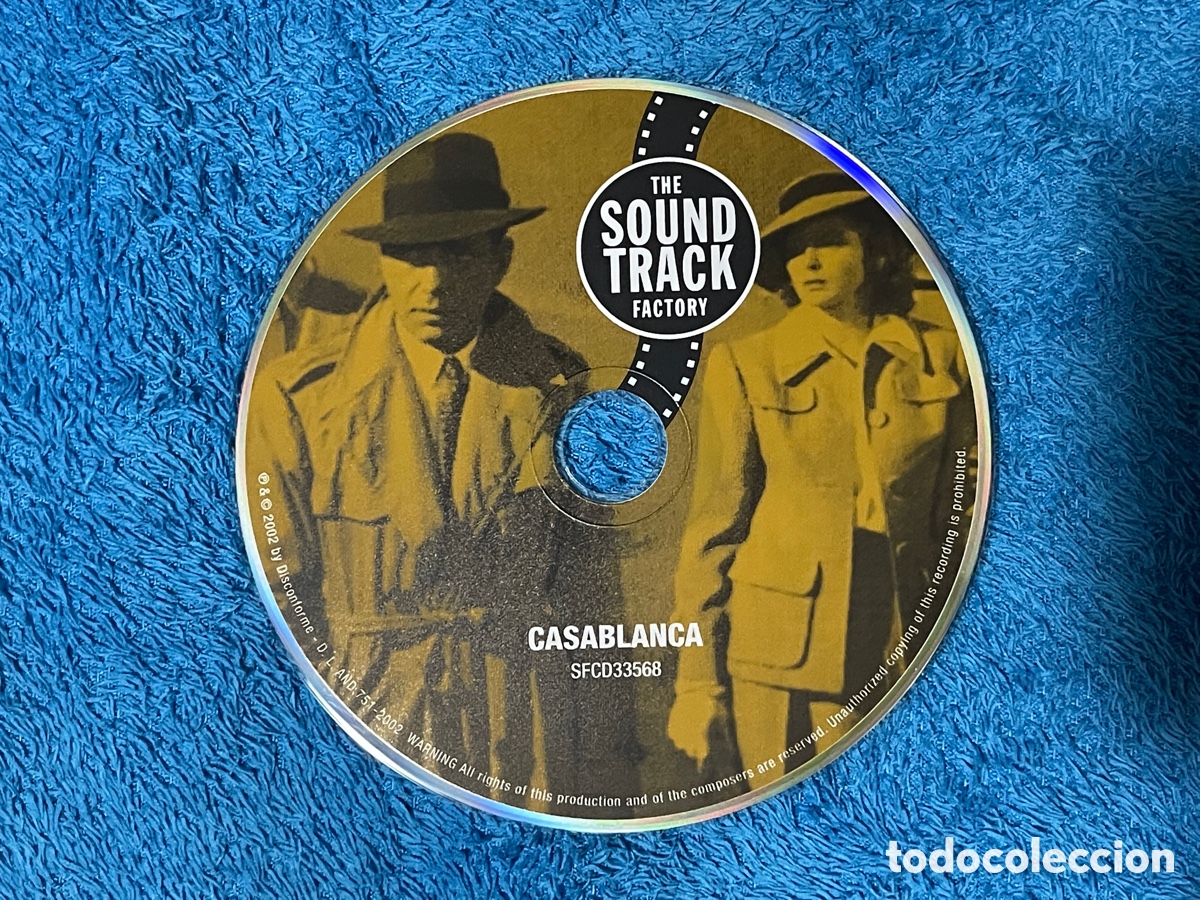 CDs de m&uacute;sica: CD BSO CASABLANCA - MAX STEINER. ED. 2002 - Foto 8