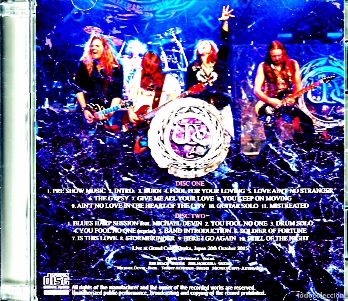 CDs de m&uacute;sica: 2 CDs - WHITESNAKE - Grand Cube Osaka 2015 - Foto 2