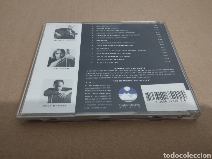 CDs de m&uacute;sica: OTTMAR LIEBERT + LUNA NEGRA. BORRASCA (CD) - Foto 3