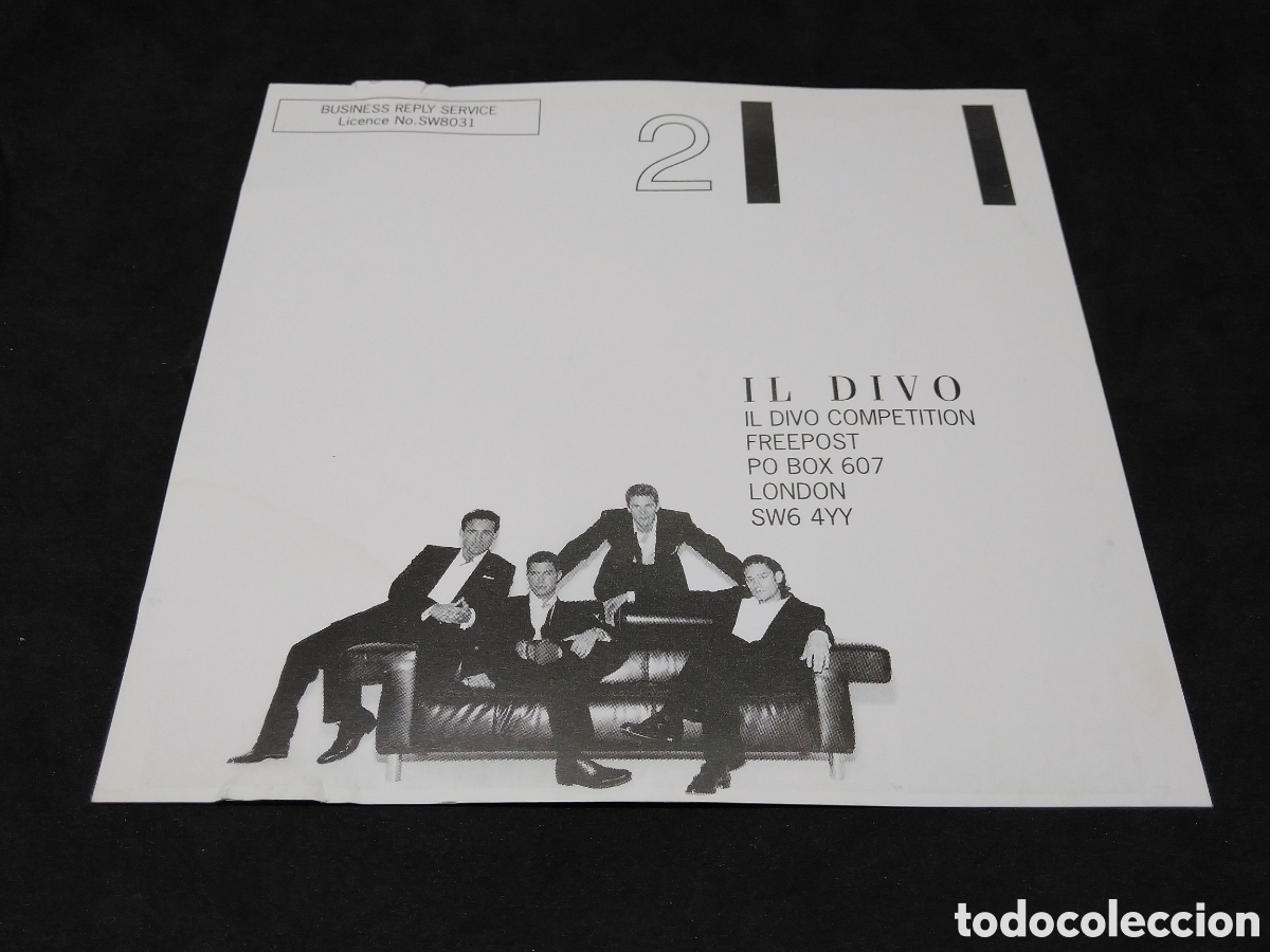 CDs de m&uacute;sica: IL DIVO - IL DIVO - CD - DISCO VERIFICADO - 2004 - Foto 8