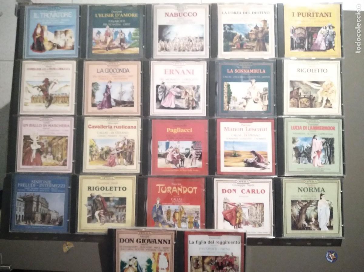 CD di Musica: Lote de 22 CDs de Opera-Los que se ven en las fotos-