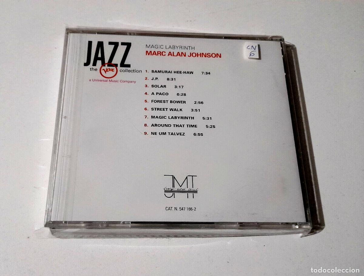 CDs de m&uacute;sica: MARC ALAN JOHNSON &rdquo;MAGIC LABYRINTH&rdquo; CD 9 TRACKS COMO NUEVO - Foto 2