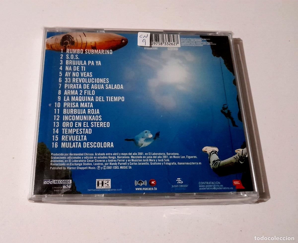 CDs de m&uacute;sica: MACACO RUMBO &rdquo;SUBMARINO&rdquo; CD 16 TRACKS COMO NUEVO - Foto 2