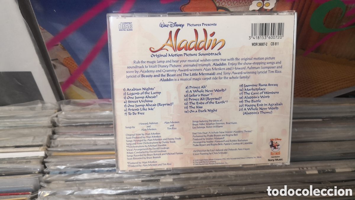 CDs de m&uacute;sica: CD aladdin, Tim rice - Foto 2