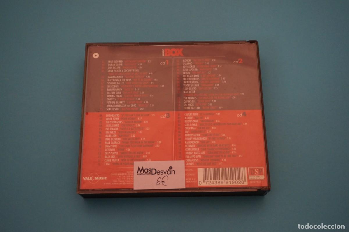CDs de m&uacute;sica: CD 4 DISCOS - BOX MUSIC - LOS 60 EXITOS DE LA HISTORIA DLE POP - Foto 4