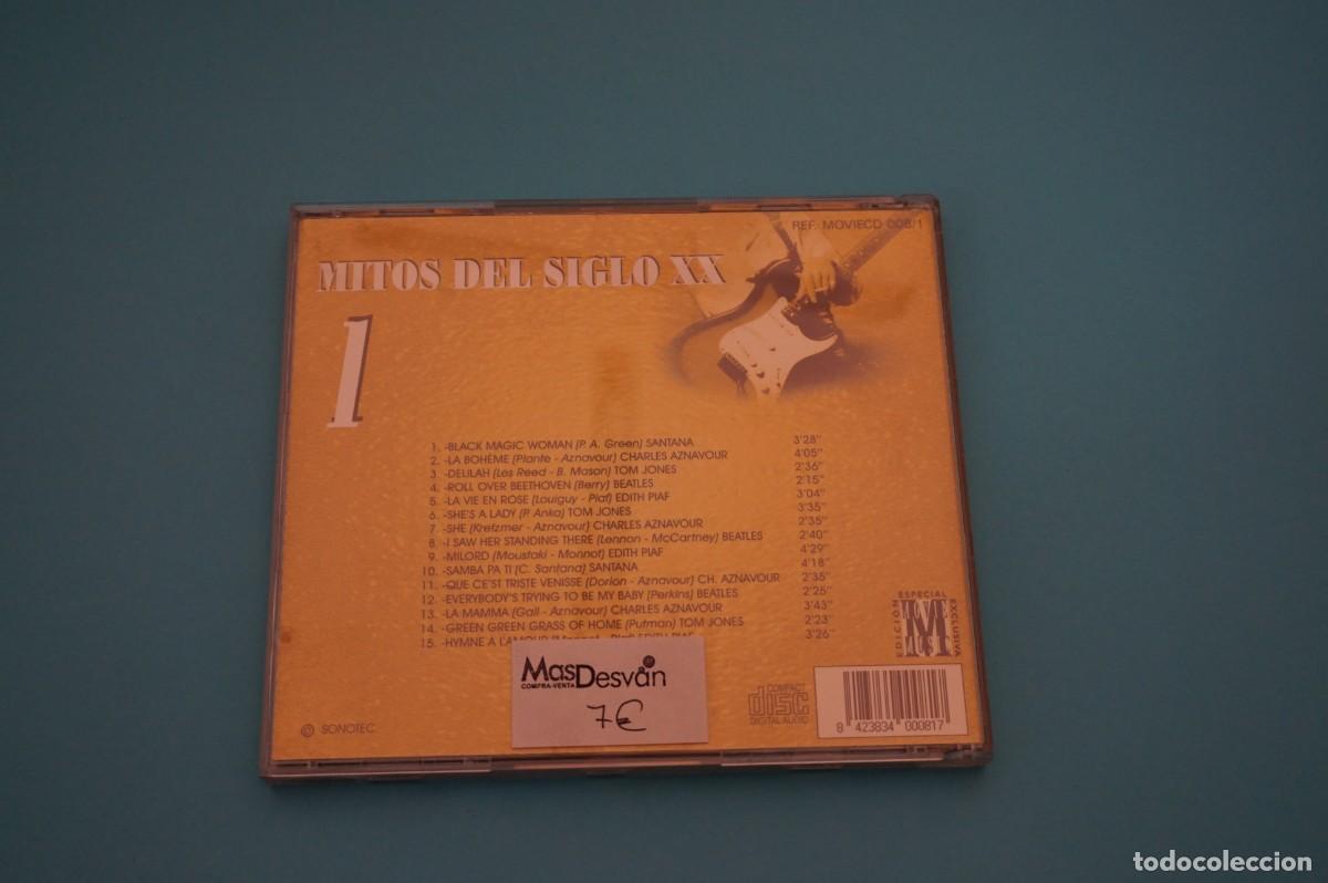 CDs de m&uacute;sica: CD - MITOS DEL SIGLO XX - VOL. 1 - Foto 3