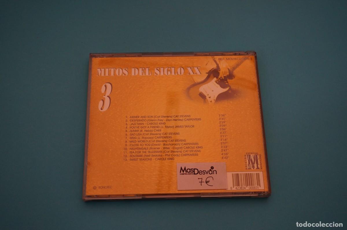 CDs de m&uacute;sica: CD - MITOS DEL SIGLO XX - VOL. 3 - Foto 3