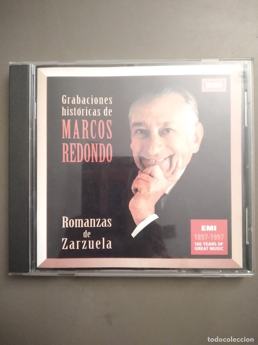 CDs de m&uacute;sica: Marcos Redondo-Tomanzes de Zarzuela-Grabaciones Historicas-