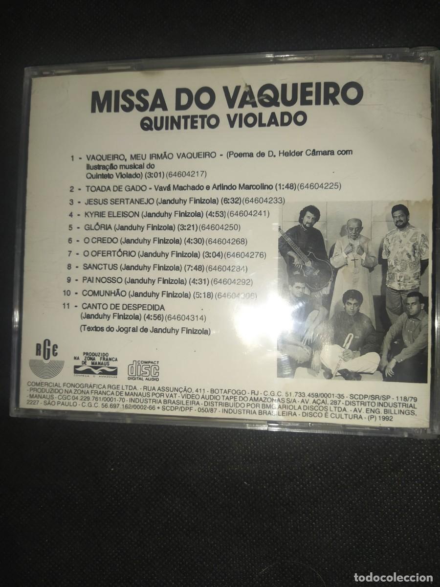 CDs de m&uacute;sica: Quinteto Violado &lrm;&ndash; Missa Do Vaqueiro CD - Foto 3