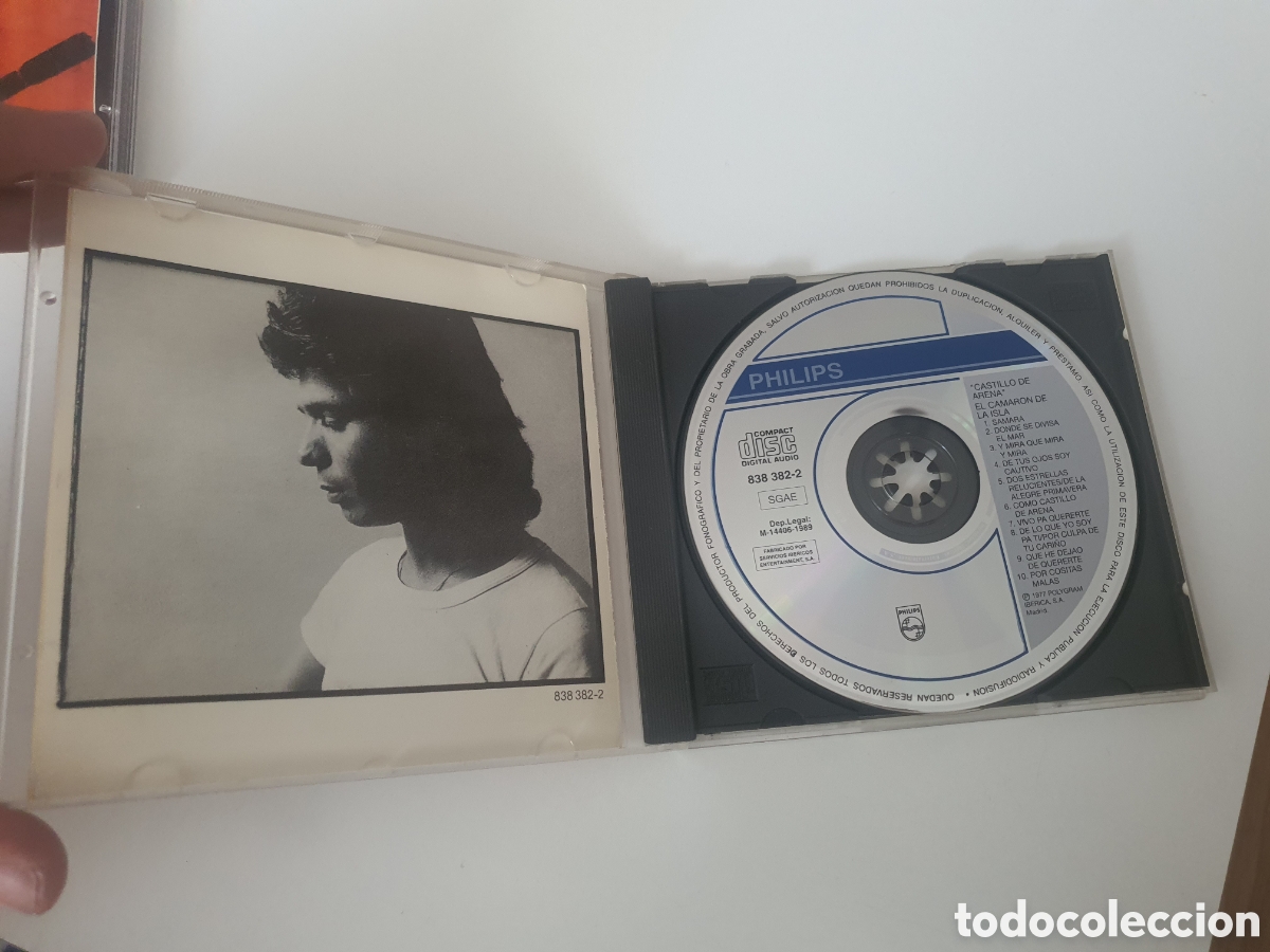 CDs de m&uacute;sica: Cd camaron de la isla castillo de arena - Foto 2