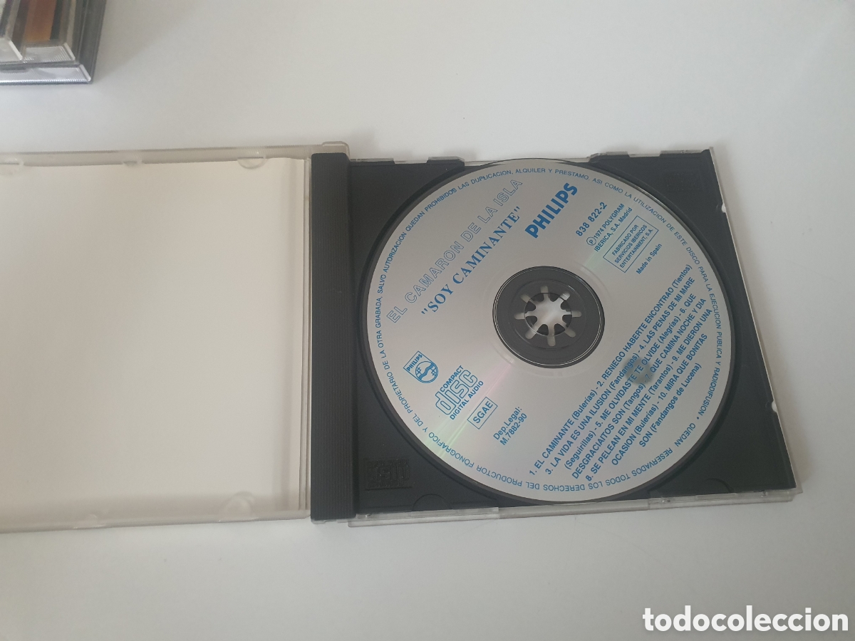CDs de m&uacute;sica: Cd camaron de la isla soy caminante - Foto 2