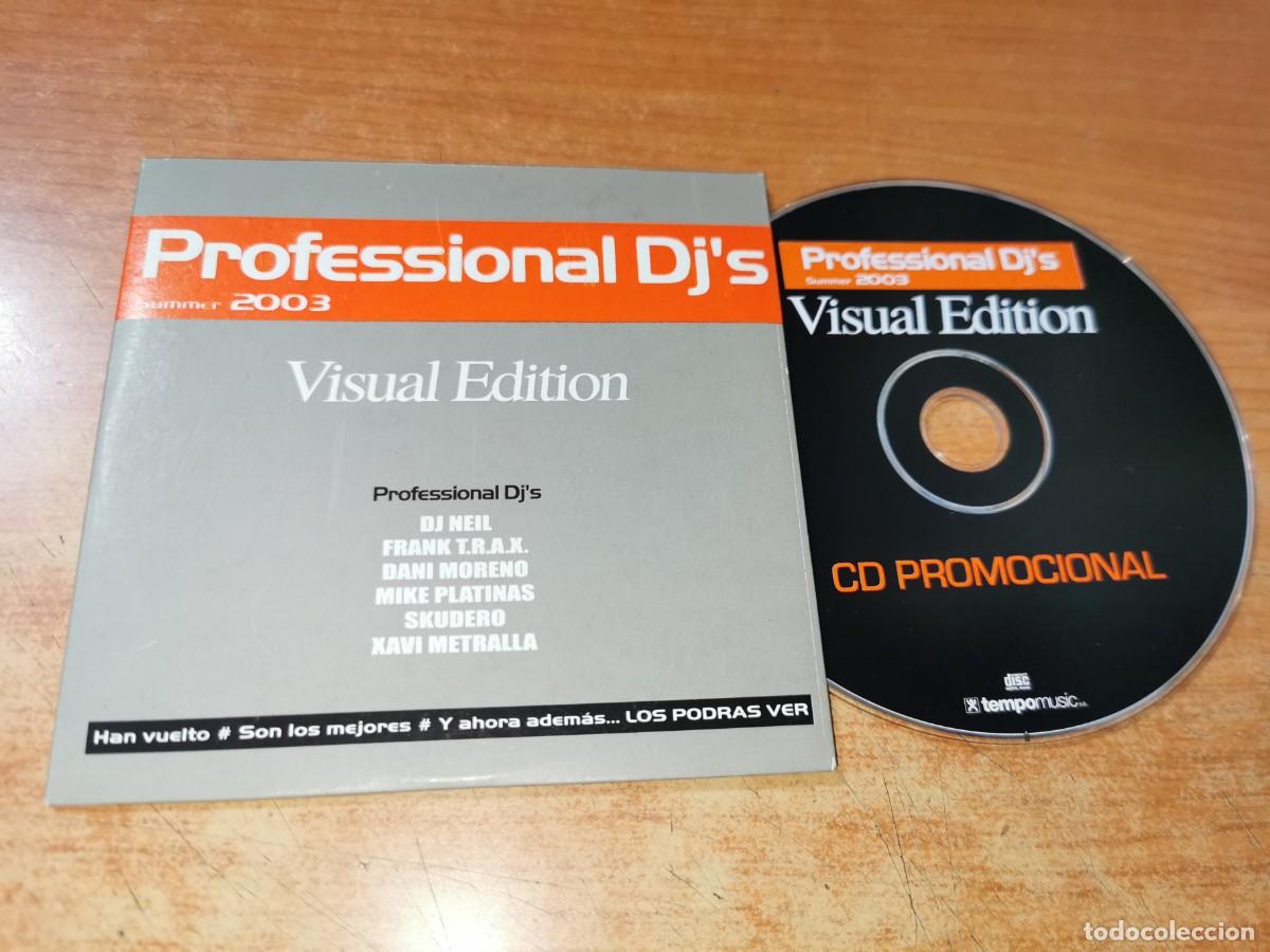 CDs de m&uacute;sica: PROFESSIONAL DJS Summer 2003 VISUAL EDITION CD MAXI SINGLE PROMO GROOVE COVERAGE JET COCO - Foto 1
