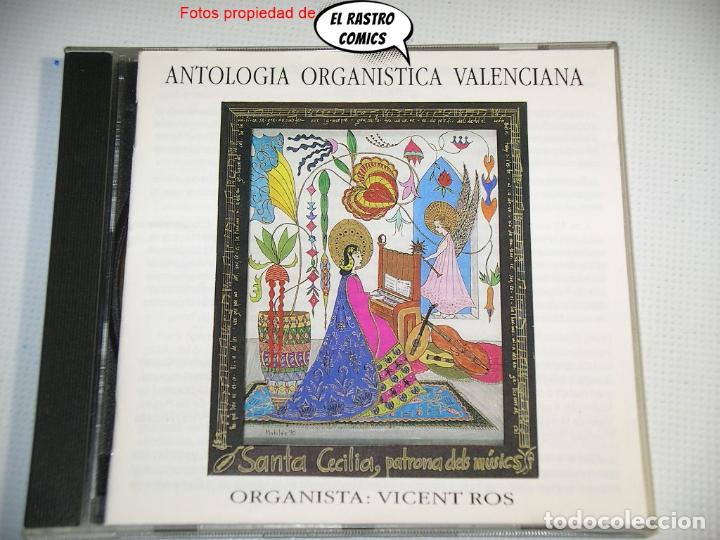CDs de m&uacute;sica: Vicent Ros, Antolog&iacute;a Organ&iacute;stica Valenciana, CD SOMAGIC 1994, Valencia, &oacute;rgano, muy buen estado