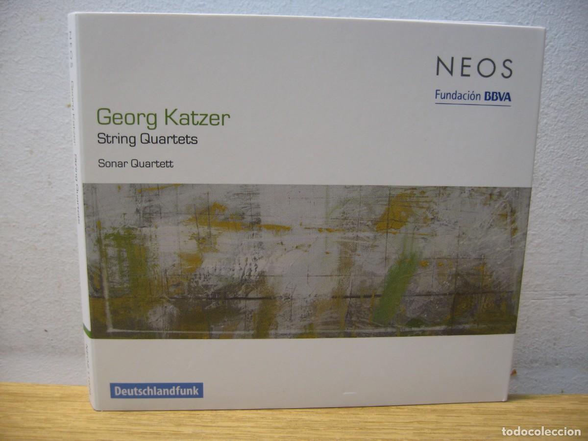 CDs de m&uacute;sica: CD. GEORG KATZER. STRING QUARTETS. CD. NEOS. FUNDACION BBVA. 2010 - Foto 1