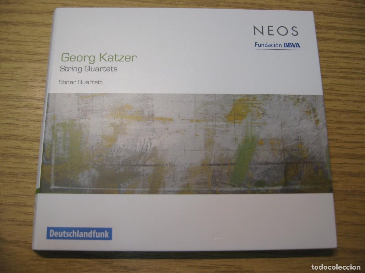 CDs de m&uacute;sica: CD. GEORG KATZER. STRING QUARTETS. CD. NEOS. FUNDACION BBVA. 2010 - Foto 2