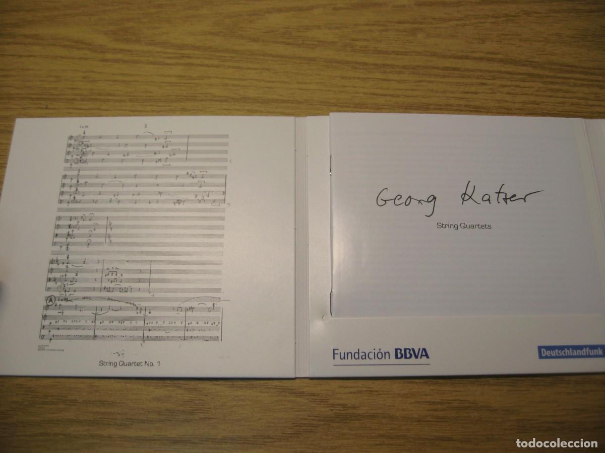 CDs de m&uacute;sica: CD. GEORG KATZER. STRING QUARTETS. CD. NEOS. FUNDACION BBVA. 2010 - Foto 4
