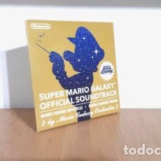 CDs de Música: SUPER MARIO GALAXY OFFICIAL SOUNDTRACK CD BANDA SONORA. Lote 395295329