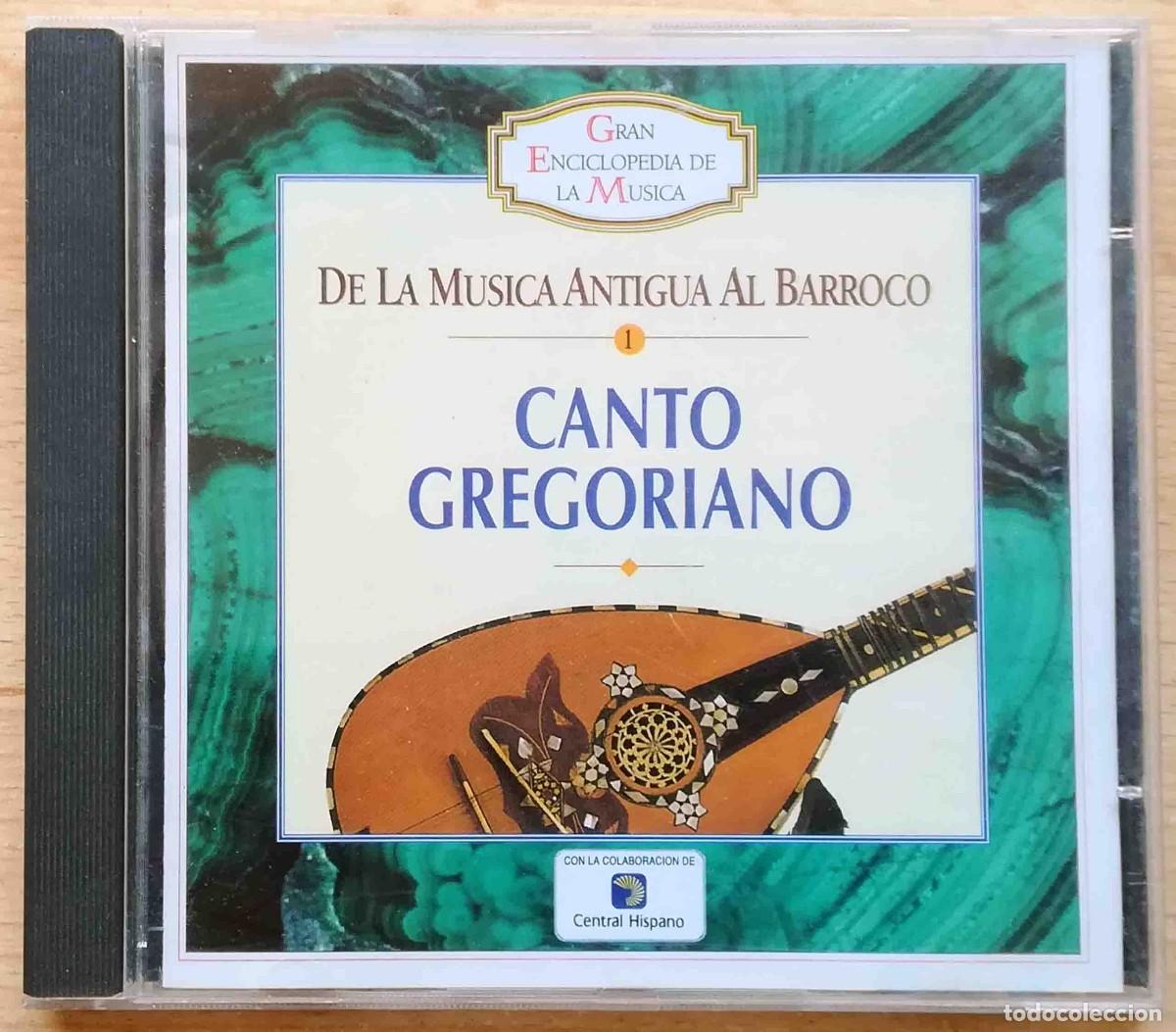 CDs de M&uacute;sica: CD: Gran enciclopedia de la m&uacute;sica N&ordm; 1 - Canto gregoriano. De la m&uacute;sica antigua al barroco.