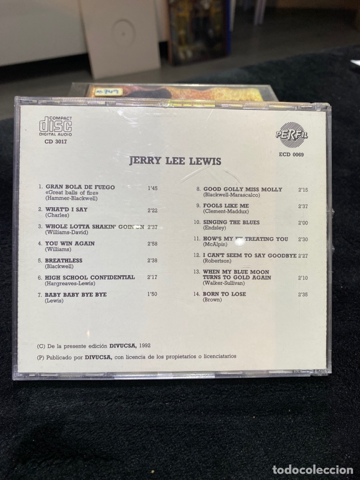 CDs de m&uacute;sica: CD JERRY LEE LEWIS. Cd como , no precintado - Foto 2