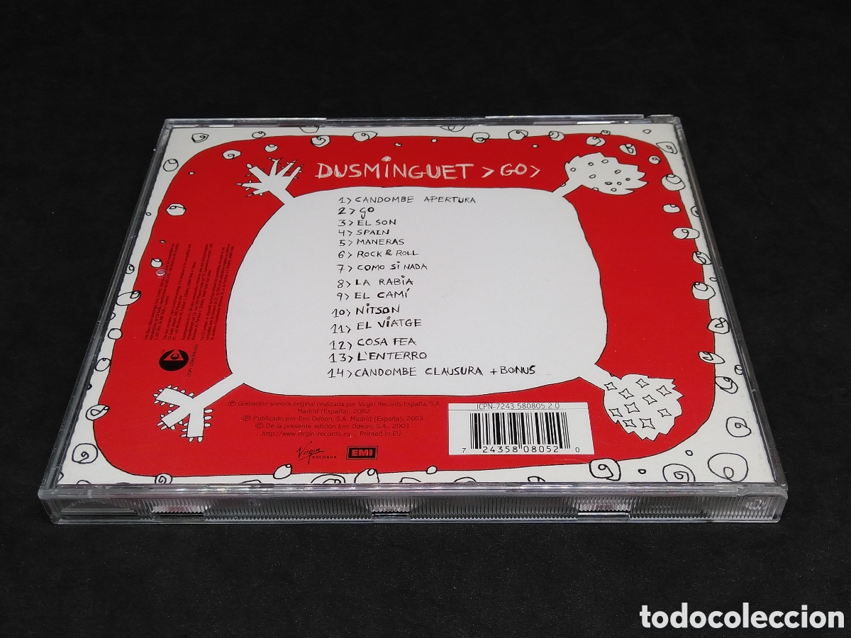 CDs de m&uacute;sica: DUSMINGUET - GO - 2003 - CD - Foto 2