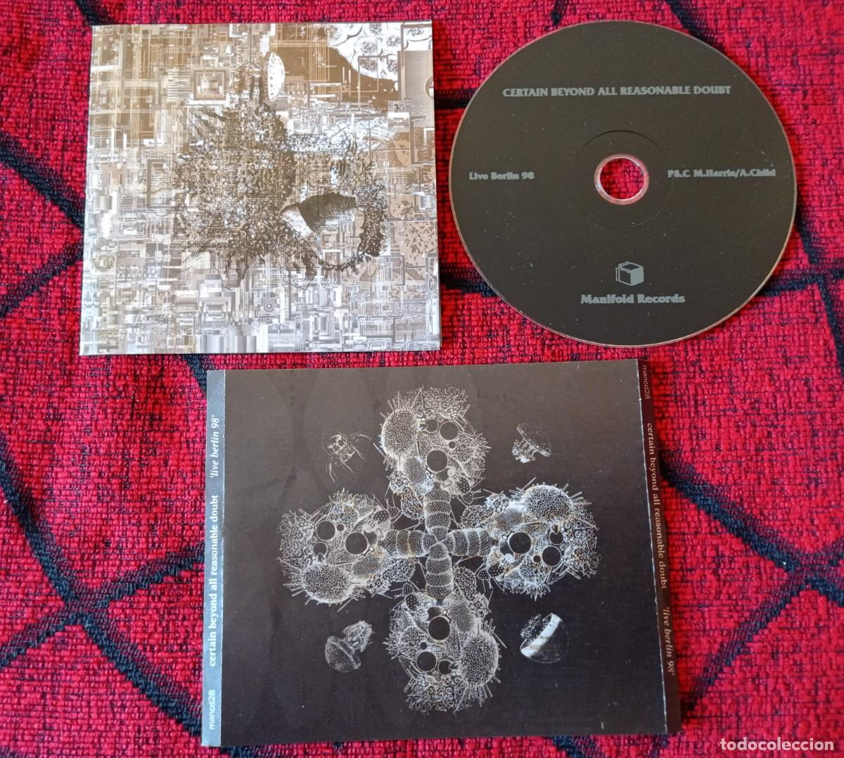 CDs de m&uacute;sica: CERTAIN BEYOND ALL REASONABLE DOUBT ** Live Berlin 98 ** CD ORIGINAL - Foto 1