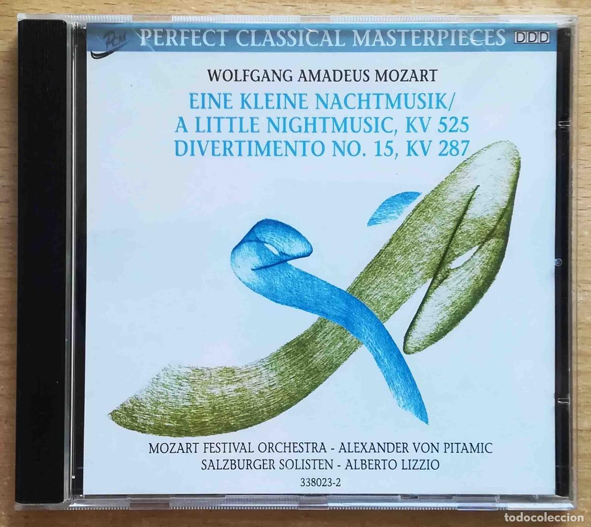 CDs de m&uacute;sica: CD: Perfect classical masterpieces. Wolfgang Amadeus Mozart. - Foto 1