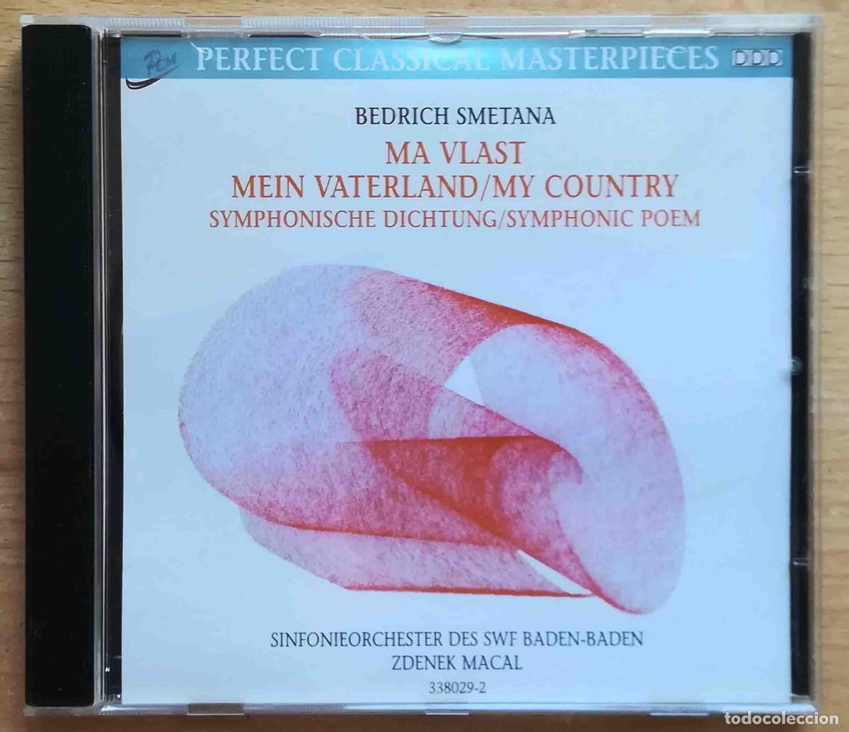 CDs de m&uacute;sica: CD: Perfect classical masterpieces. Bedrich Smetana. - Foto 1