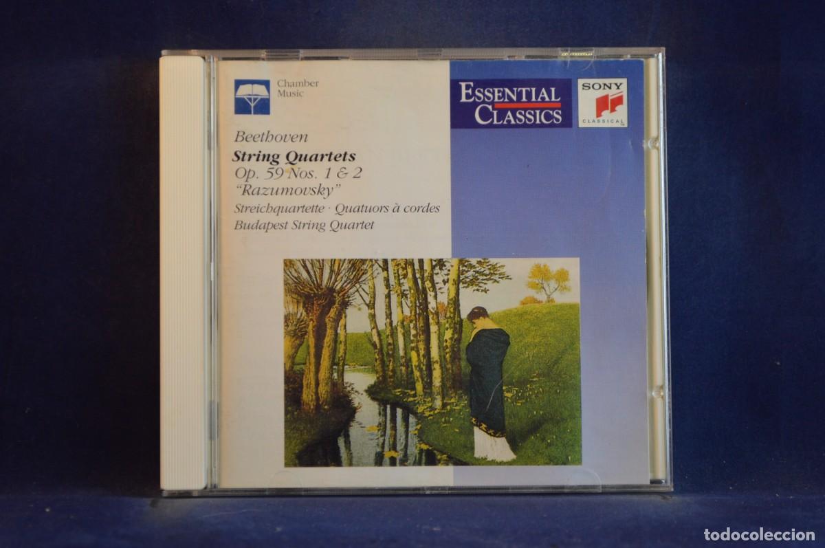 CDs de m&uacute;sica: LUDWIG VAN BEETHOVEN - BUDAPEST STRING QUARTET &ndash; STRING QUARTETS OP. 59 NO. 1&2 - CD - Foto 1