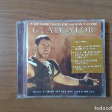 CDs de Música: MORE MUSIC FROM THE MOTION PICTURE GLADIATOR - HANS ZIMMER. Lote 395451114