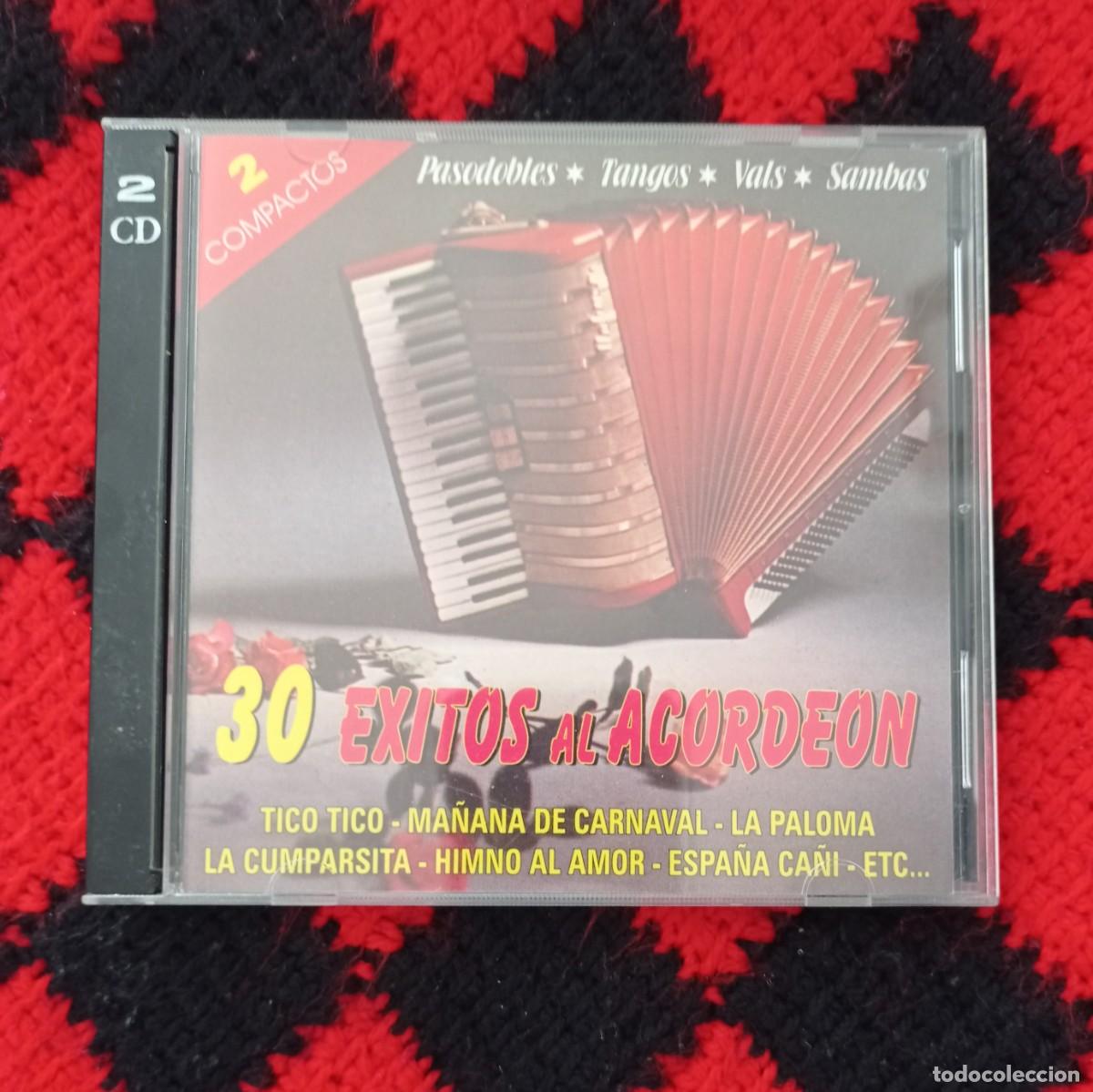CDs de m&uacute;sica: 30 EXITOS AL ACORDE&Oacute;N (2 CD) - Foto 1